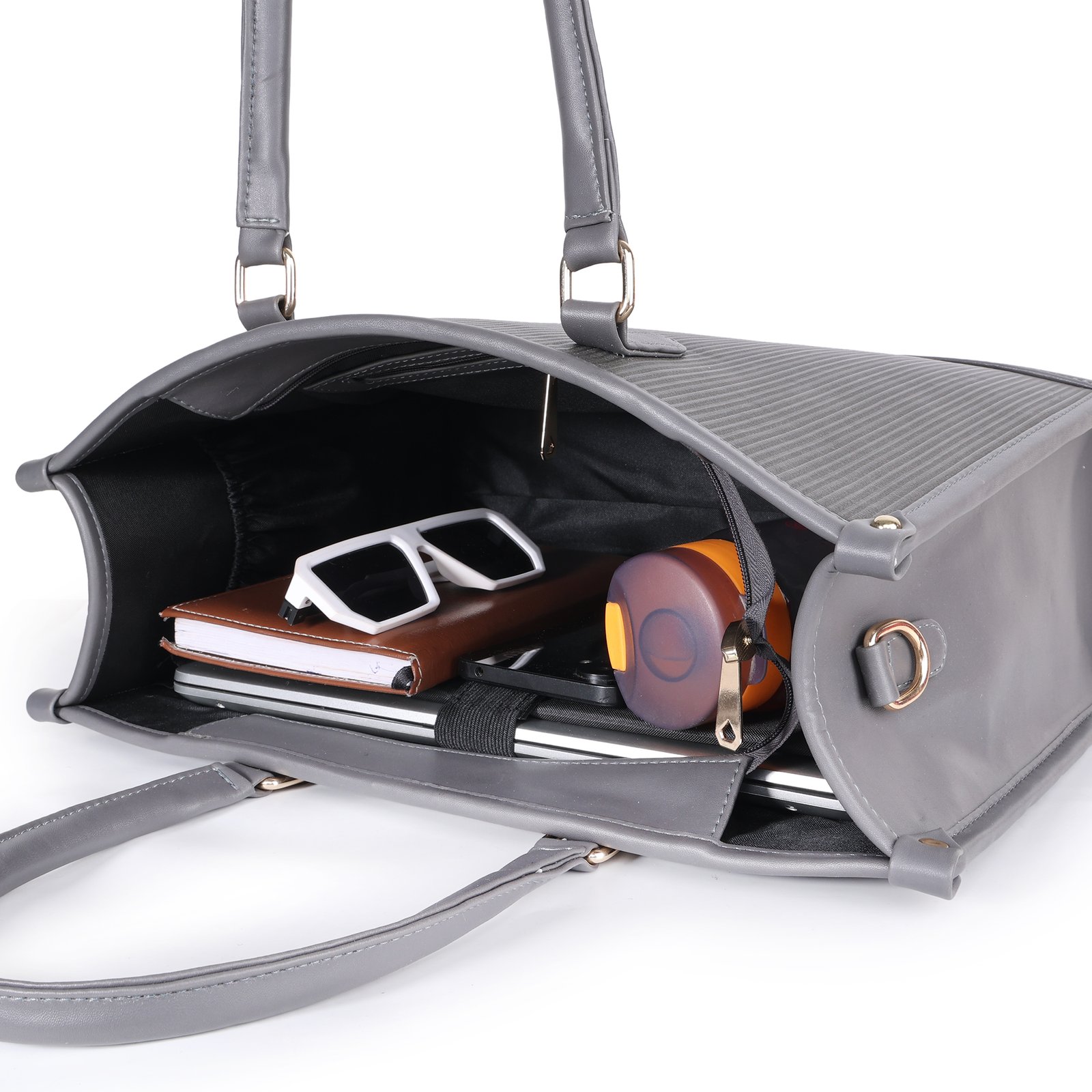 Warbler 15.6 inch Laptop Tote Bag, Shoulder Bags Casual Briefcase, Handbag for Travel, Office, College, Work. - Image 3