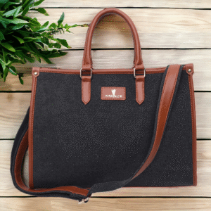 Warbler Denim Tote Bag Laptop 15 inch Work Shoulder Bags Casual Briefcase Handbag for Travel, Office, College