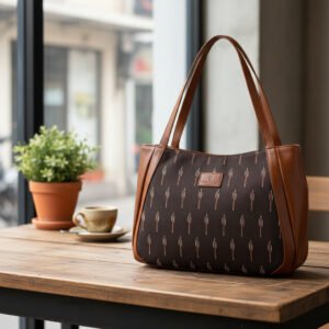 Warbler Women's Tote Bag, with Floral Print, Shoulder Handbag