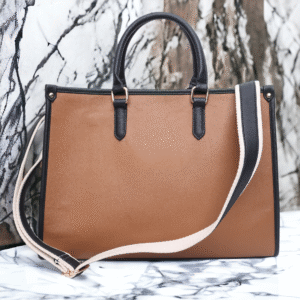 Warbler Laptop Tote Bag PU Laptop Bag 15 inch Work Shoulder Bags Casual Briefcase Handbag for Travel, Office, College